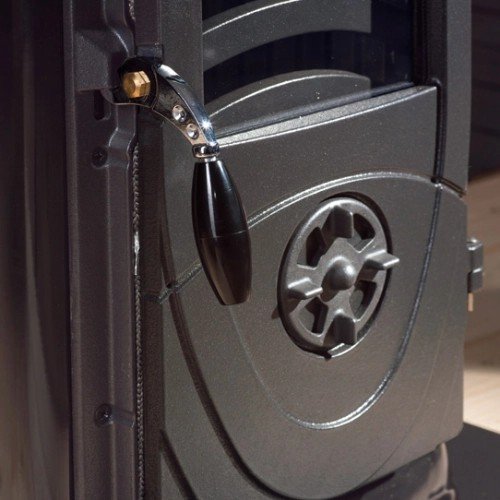 La Nordica Super Junior Kaminofen 5 kW – Schwarz – Detailansicht