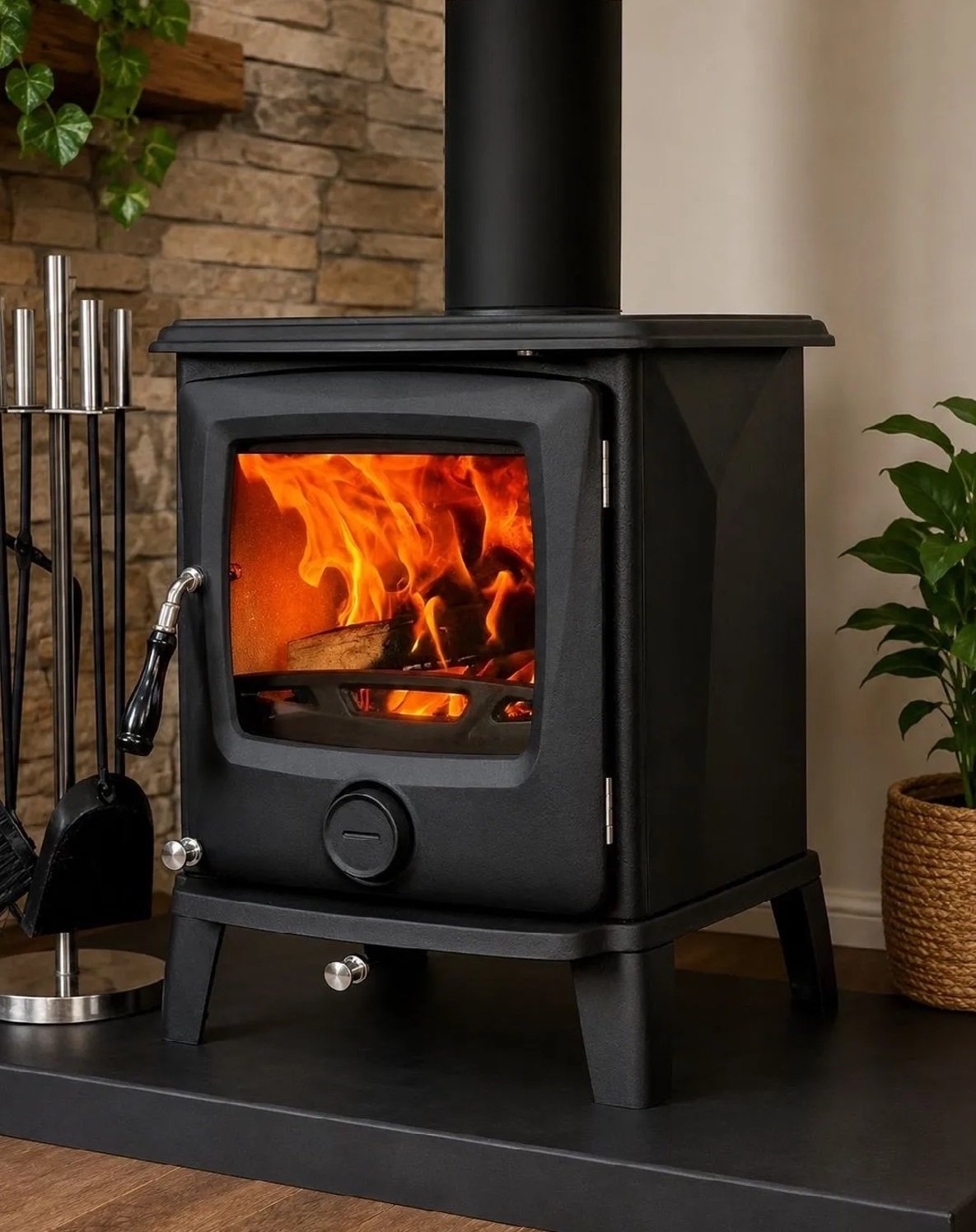 ECOfoxx Gusskaminofen Lumi I 5 kW – Image 2