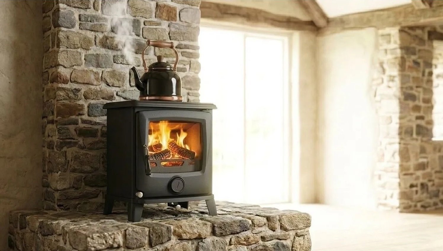 ECOfoxx Gusskaminofen Lumi I 5 kW – Image 3