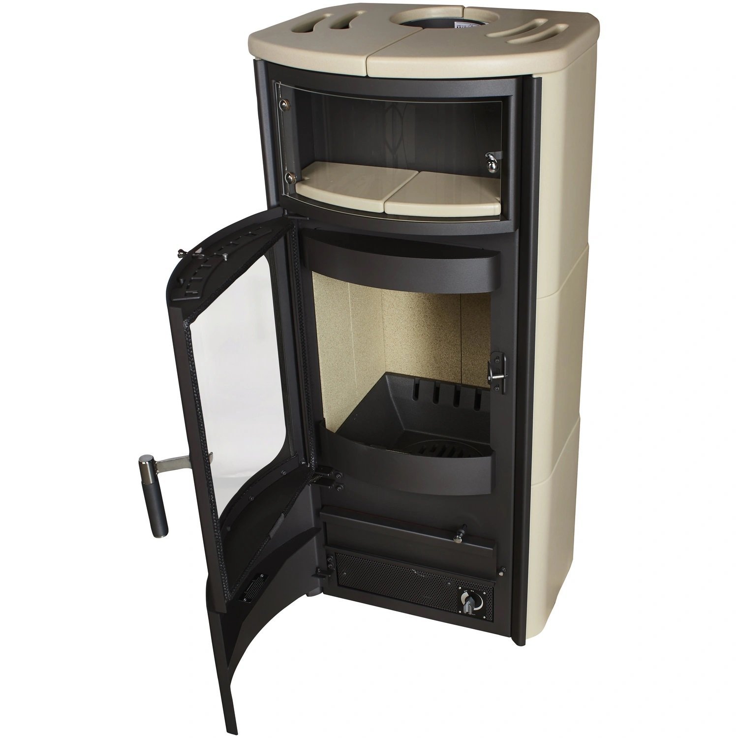 Hark Dauerbrand Kaminofen Opera-B Creme 7 kW mit Automatik – Image 4