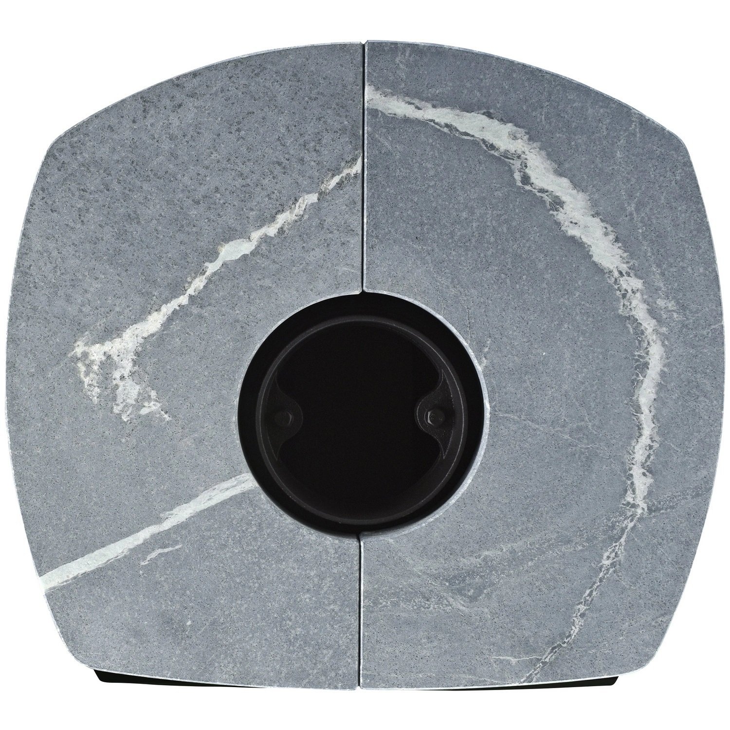 Hark Dauerbrand-Kaminofen Tiamo EX Schwarz Naturstein Grau 6 kW – Image 7