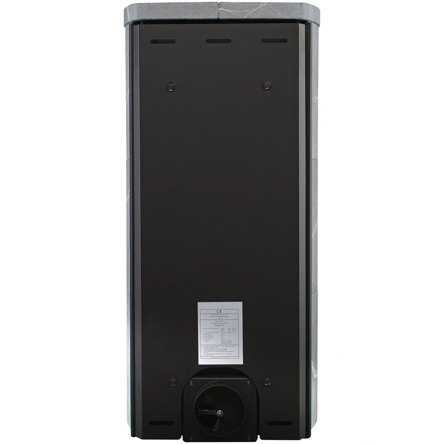 Hark Dauerbrand-Kaminofen Tiamo EX Schwarz Naturstein Grau 6 kW – Image 8