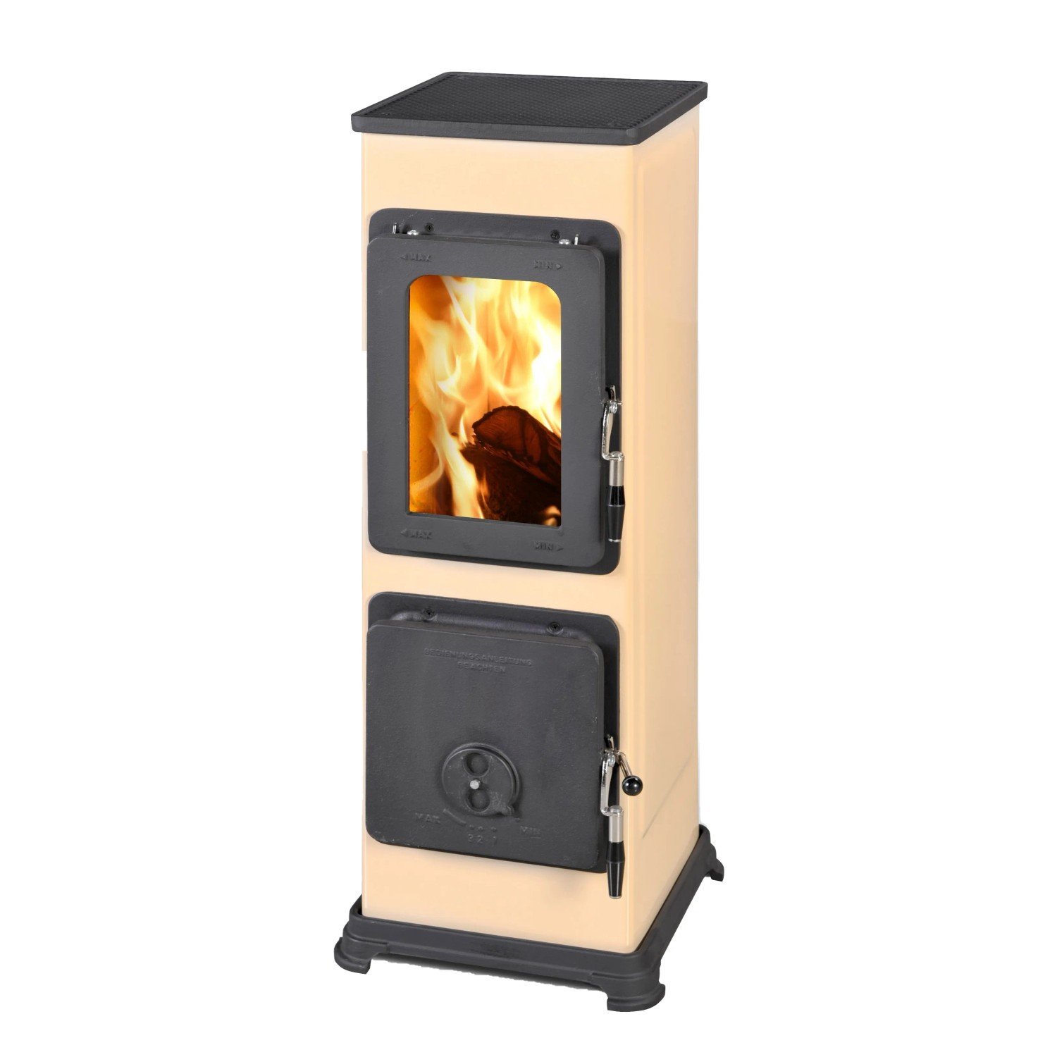 Thorma Bozen AT Dauerbrandofen 5,5 kW – Emaille Cappuccino – Image 7